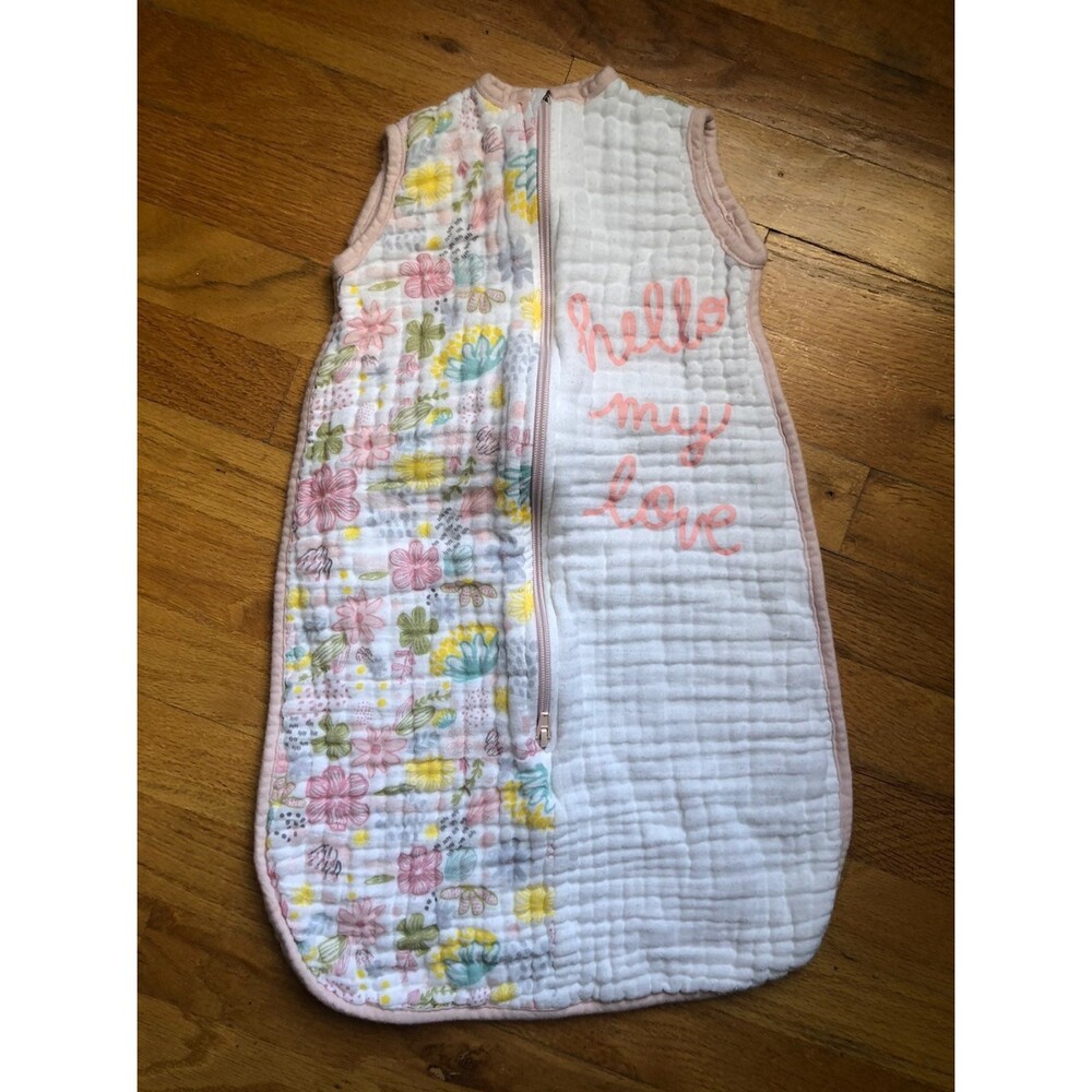 Chick pea 3-6 muslin floral Sleep Sack